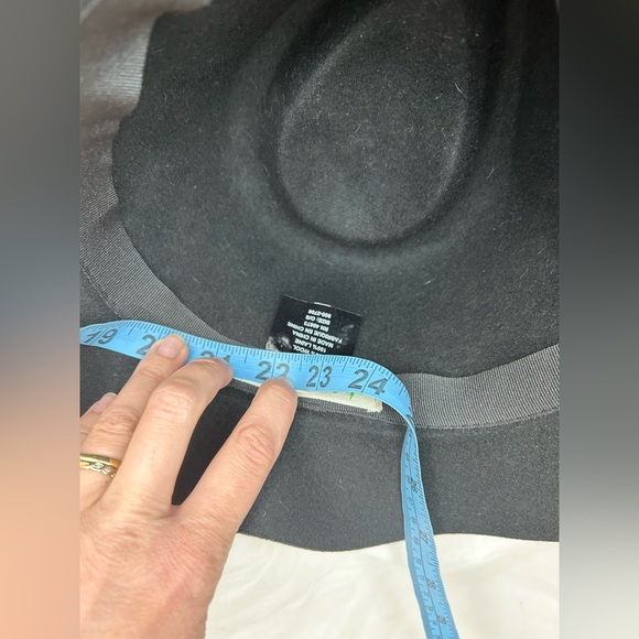 Urban Outfitters Staring at Stars Black Wool Fedora Panama Hat - Picture 12 of 14